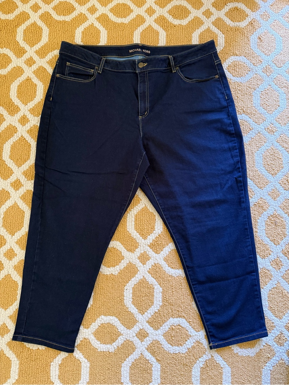 Michael Kors Navy Stretch Jeggings - Slim Fit